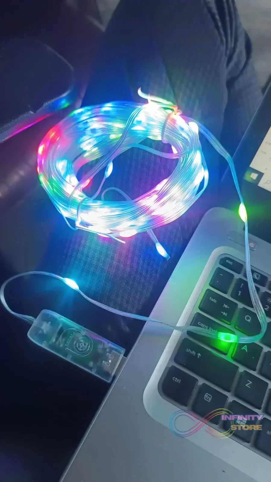 Multi Coloured 10M RGB LED Strip Lights (1 Pc / Loose) - infinityexculsivestore.com