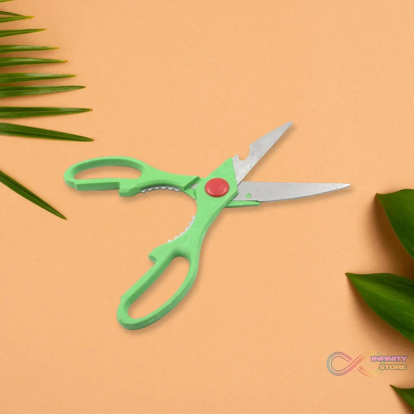 Multi - Function Kitchen Scissors for Veggies, Meat & Seafood with Bottle Opener - infinityexculsivestore.com