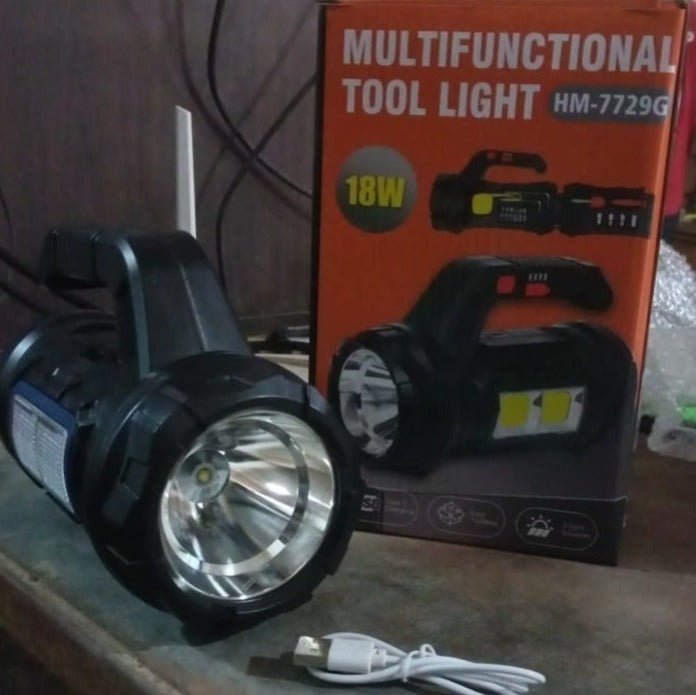 Multi Functional SOS Light With Tool Box, Torchlight (18 W) - infinityexculsivestore.com
