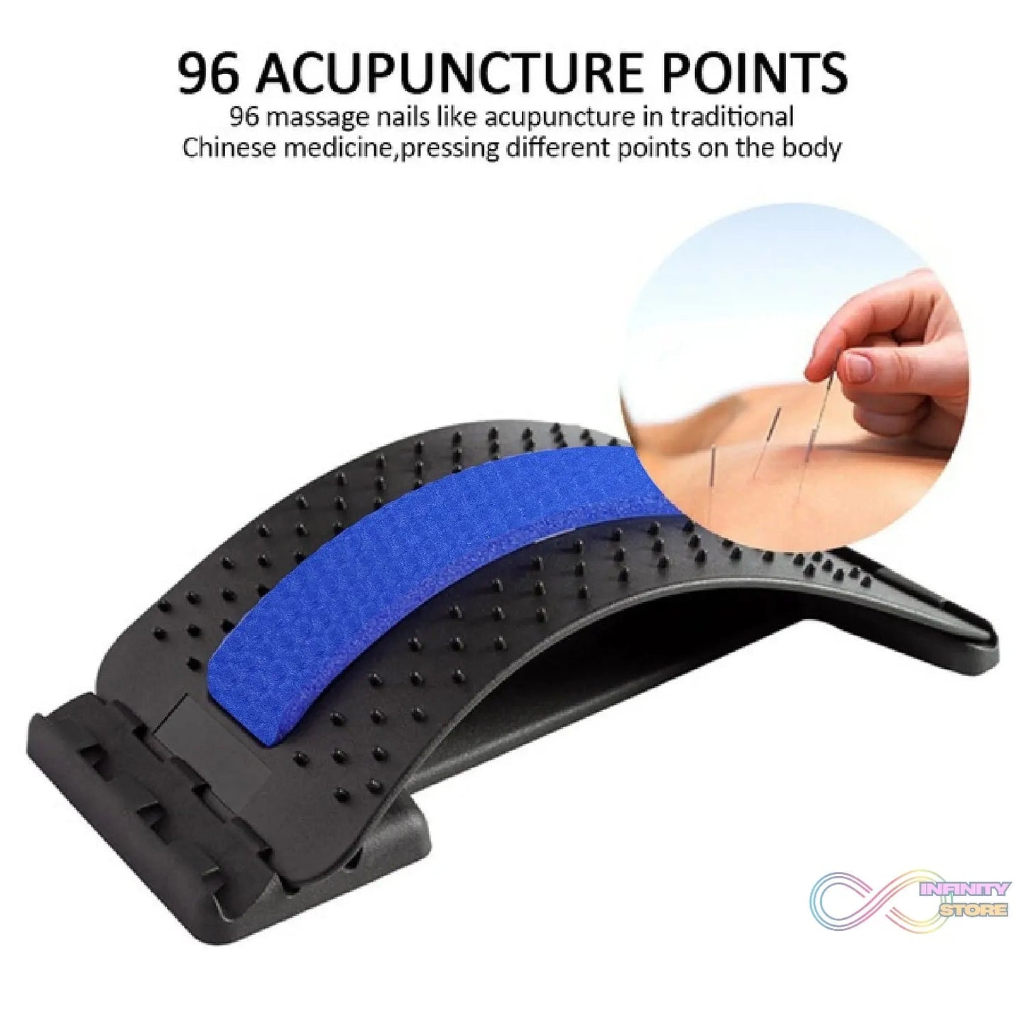 Multi - Level Back Stretcher Posture Corrector Device For Back Pain Relief - infinityexculsivestore.com