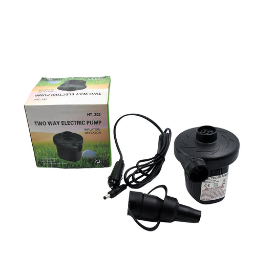 Multi - Purpose Electric Air Pump Without Valve Adaptors for Quickly Inflates/Deflates Sofa, Bed, Swimming Pool Tubes, Toys, Air Bags - infinityexculsivestore.com