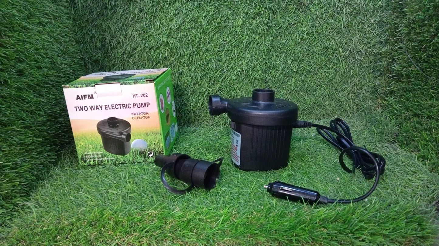 Multi - Purpose Electric Air Pump Without Valve Adaptors for Quickly Inflates/Deflates Sofa, Bed, Swimming Pool Tubes, Toys, Air Bags - infinityexculsivestore.com