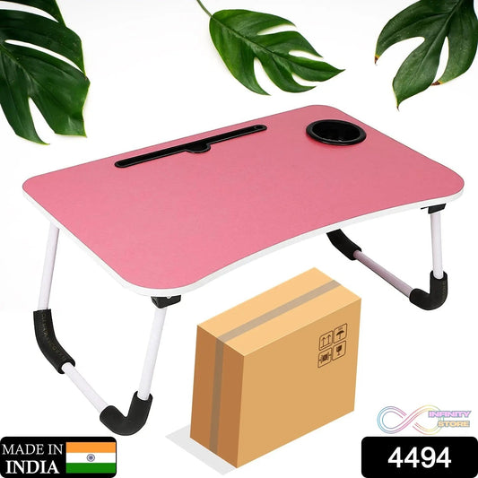 Multi - Purpose Foldable Laptop Desk for Study & Reading (Pink) - infinityexculsivestore.com