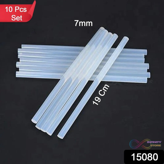 Multi - Purpose Transparent Glue Sticks for Craft and Art Decoration (10 Pcs Set) - infinityexculsivestore.com