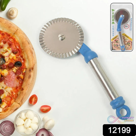 Multi Purpose Use Curly Pizza Cutter / Pastry Cutter / Sandwiches Cutter (1 Pc) - infinityexculsivestore.com