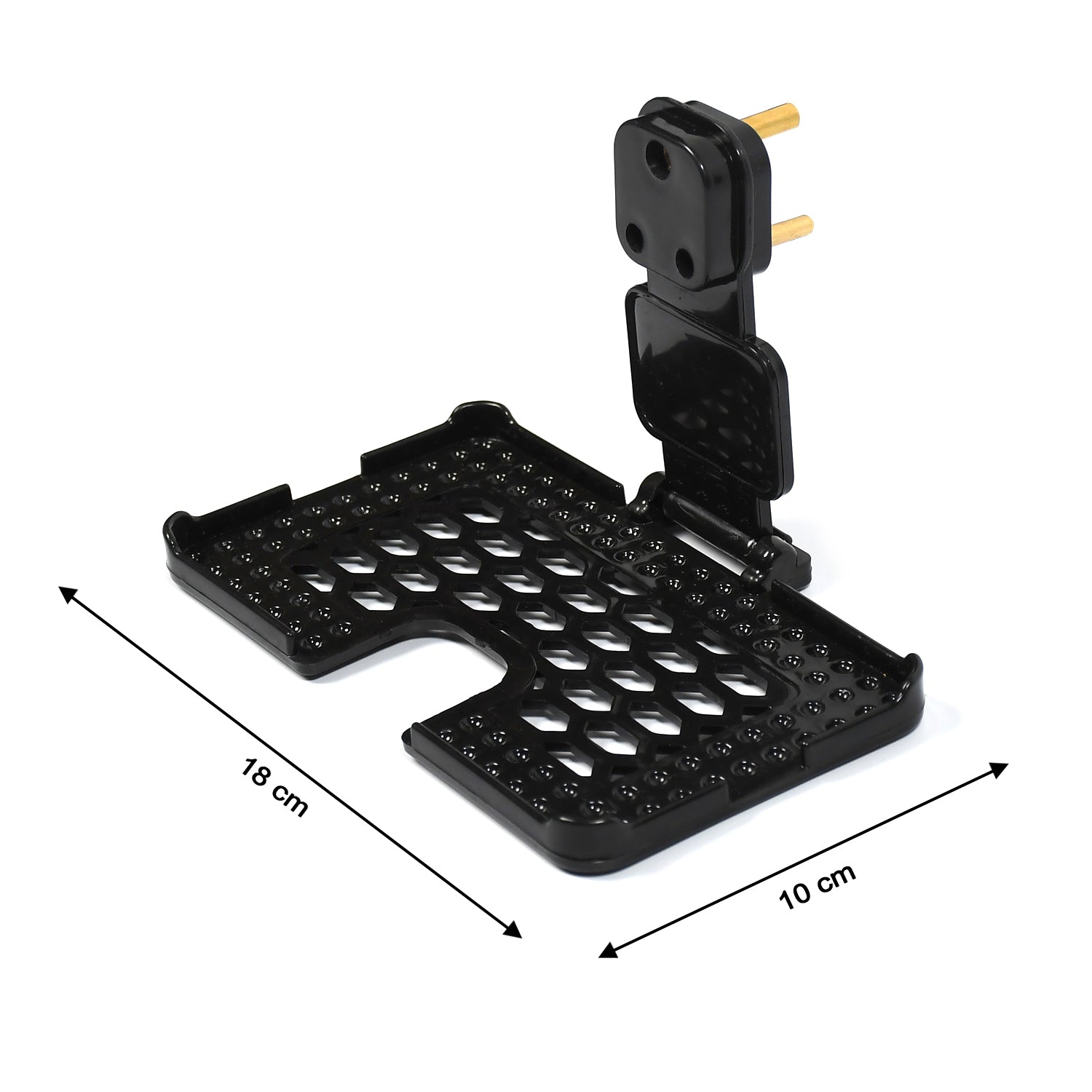 Multi - Purpose Wall Holder Stand for Charging Mobile (Black) - infinityexculsivestore.com