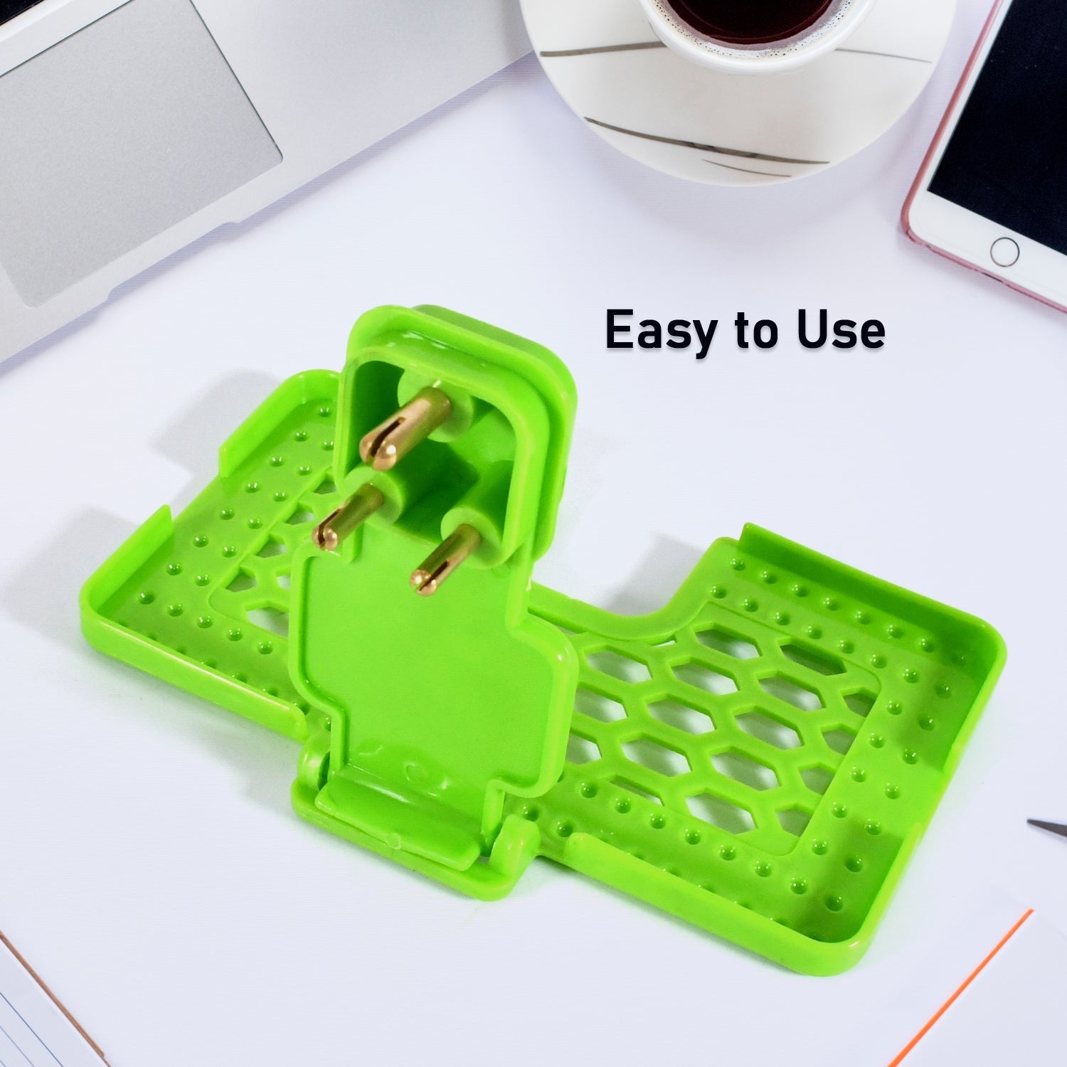 Multi - Purpose Wall Holder Stand for Charging Mobile, Just Fit in Socket and Hang (Mix Color / 1 pc) - infinityexculsivestore.com