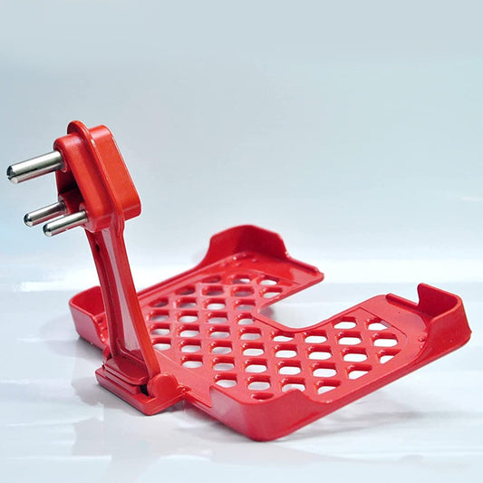 Multi - Purpose Wall Holder Stand for Mobile Charging (Red) - infinityexculsivestore.com