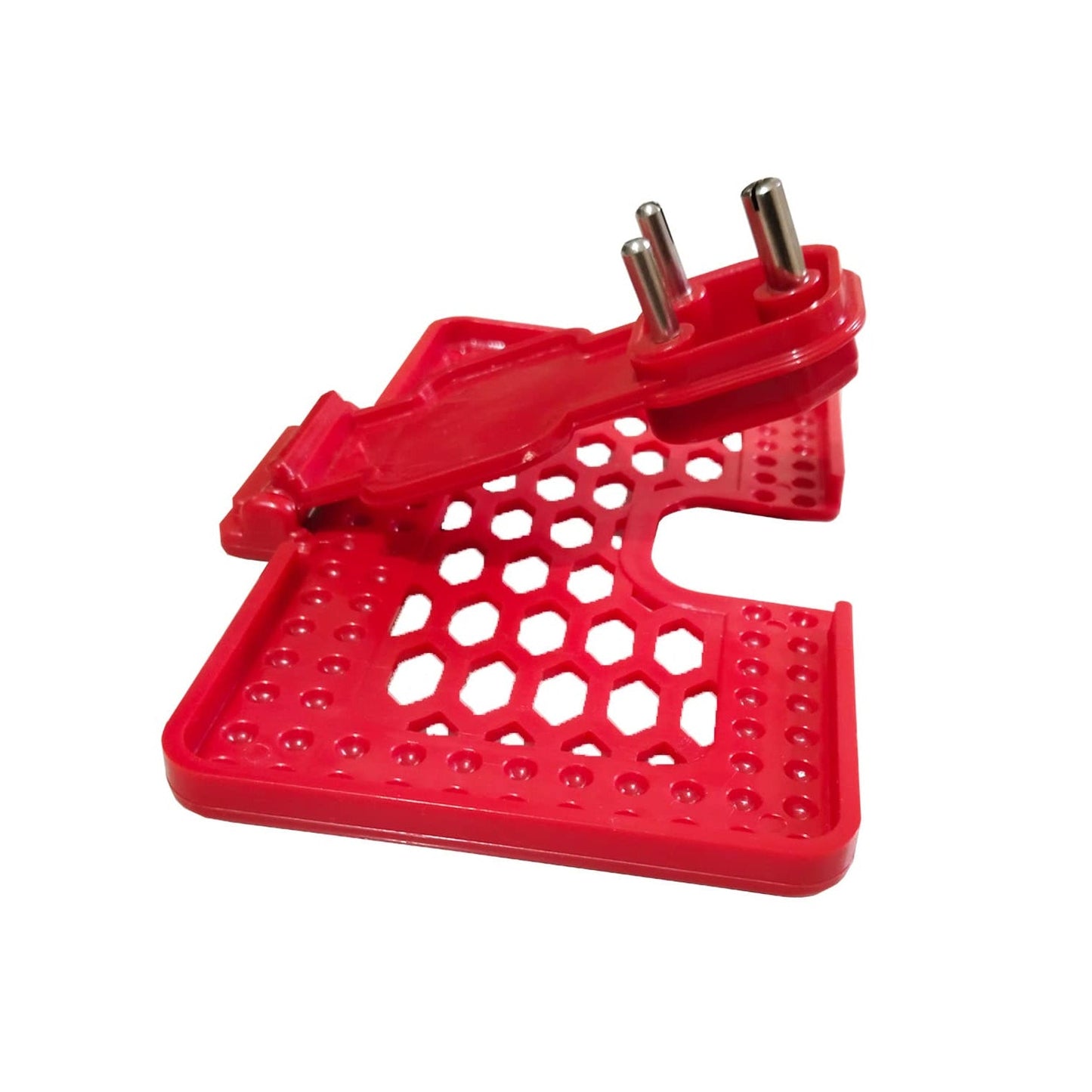 Multi - Purpose Wall Holder Stand for Mobile Charging (Red) - infinityexculsivestore.com