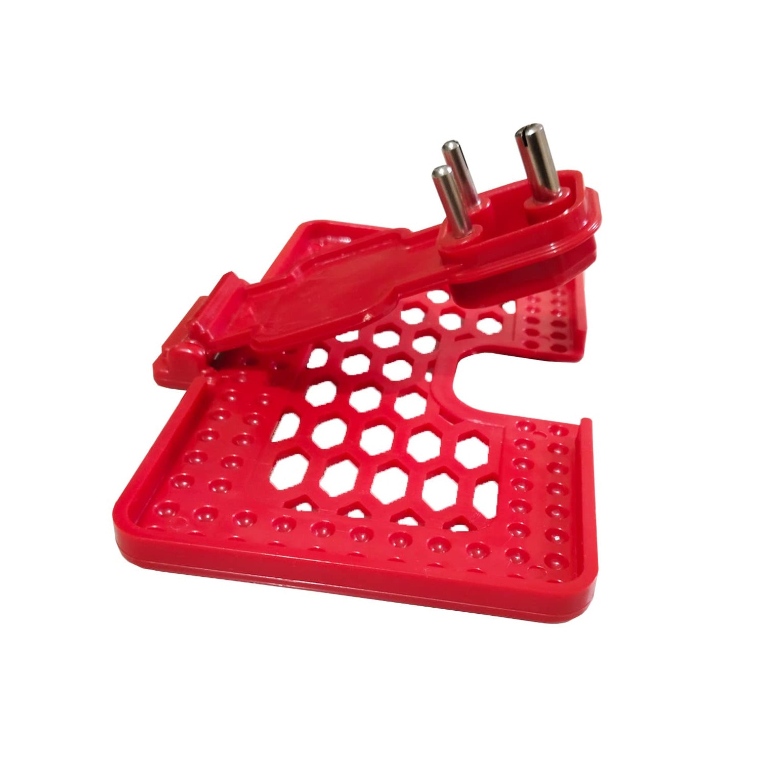 Multi - Purpose Wall Holder Stand for Mobile Charging (Red) - infinityexculsivestore.com