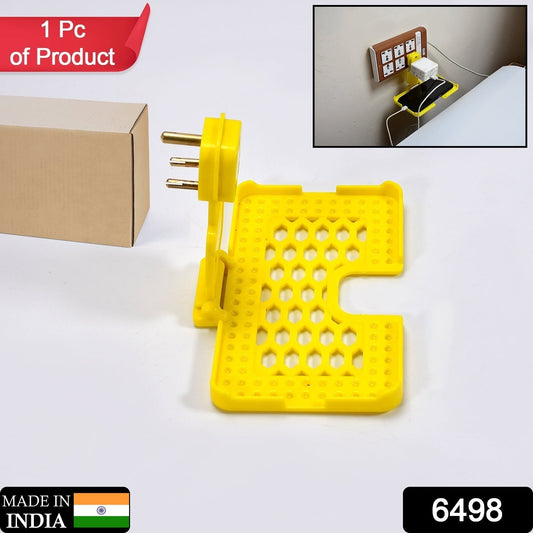 Multi - Purpose Yellow Wall Holder Stand for Mobile Charging - infinityexculsivestore.com