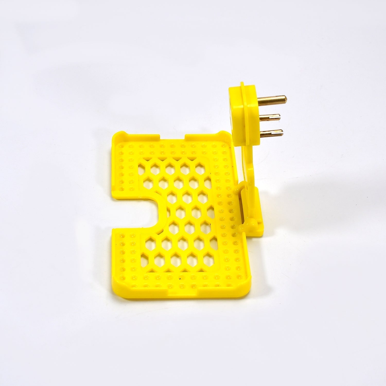 Multi - Purpose Yellow Wall Holder Stand for Mobile Charging - infinityexculsivestore.com