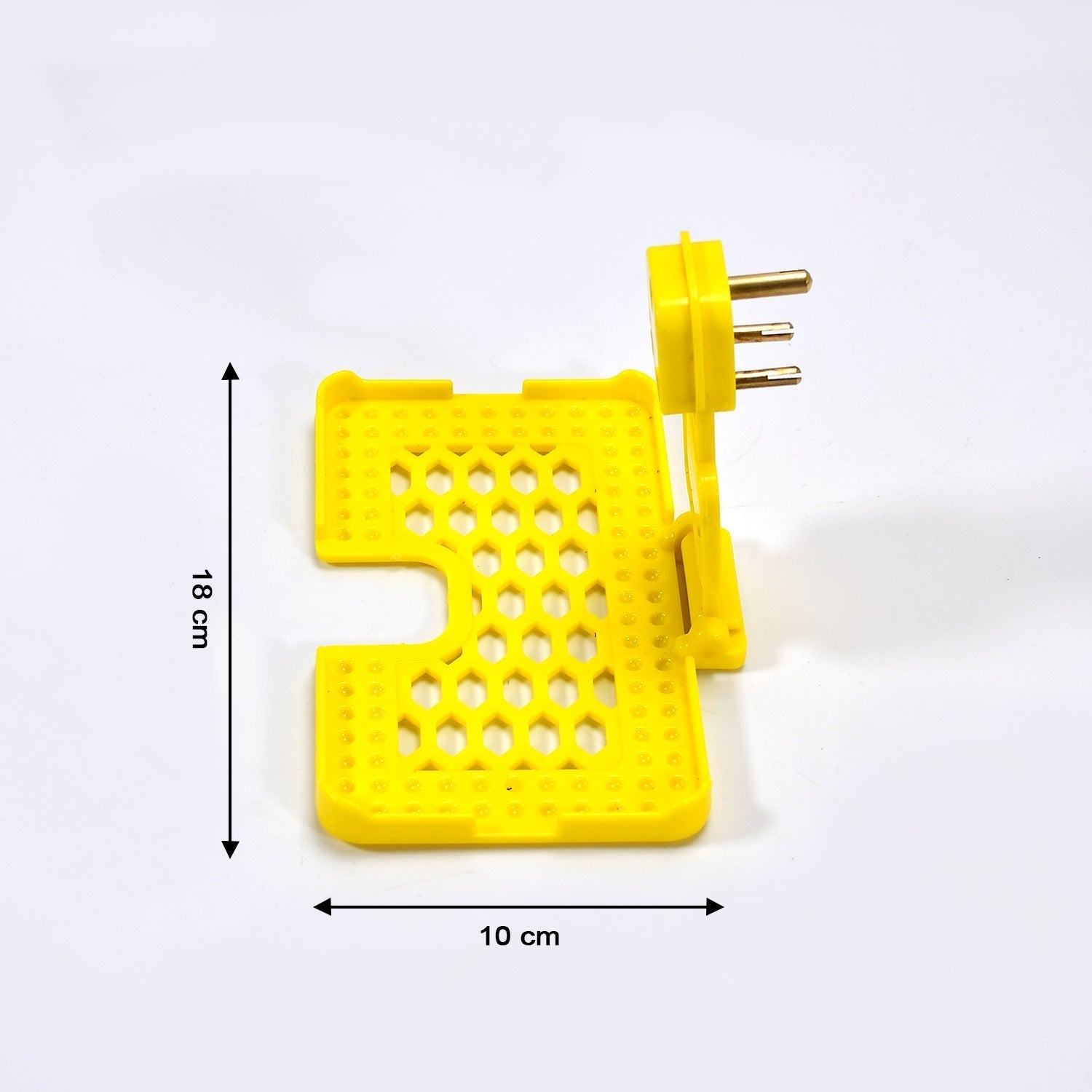 Multi - Purpose Yellow Wall Holder Stand for Mobile Charging - infinityexculsivestore.com