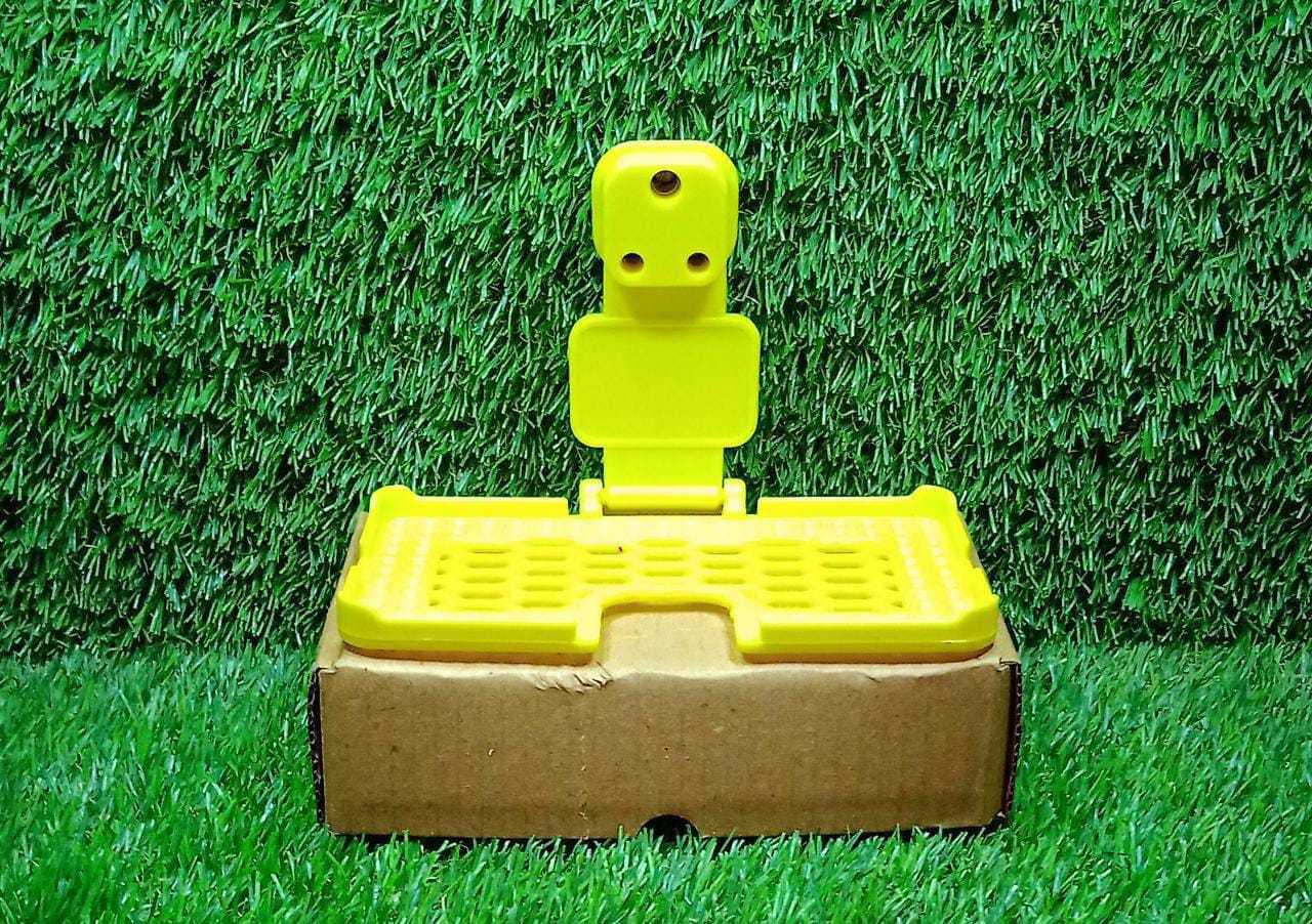 Multi - Purpose Yellow Wall Holder Stand for Mobile Charging - infinityexculsivestore.com