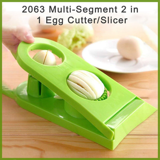 Multi - Segment 2 in 1 Egg Cutter / Slicer - infinityexculsivestore.com