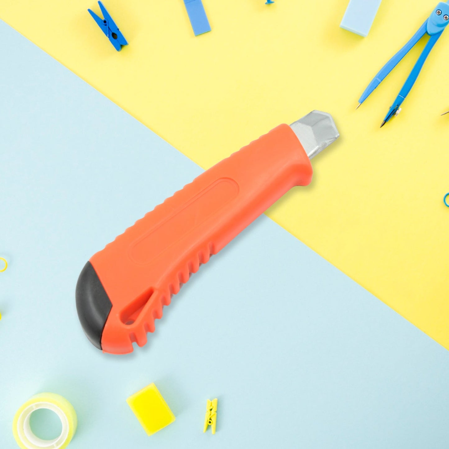 Multi - Use Iron Cutter, Cutting Blade and Precision Knife Blade, Utility Knife - Heavy Duty Industrial Cutter Knife (18mm) - infinityexculsivestore.com