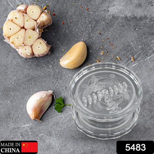 Multi - use Transparent Garlic Press Cutter Mincer Grinder Crusher, Manual Plastic Garlic Press Peeler Crusher Masher Twist Kitchen Useful Tool Garlic Room Kitchen Tool - infinityexculsivestore.com