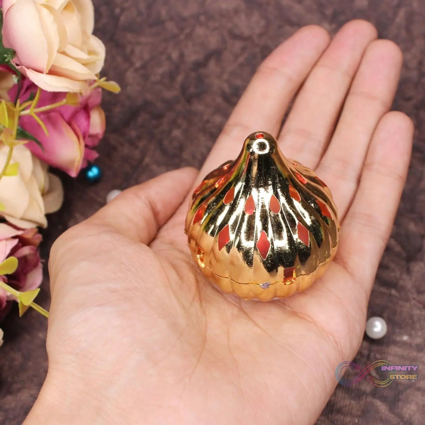 Multicolor Modak Shaped Color Changing LED Light (1 Pc) - infinityexculsivestore.com
