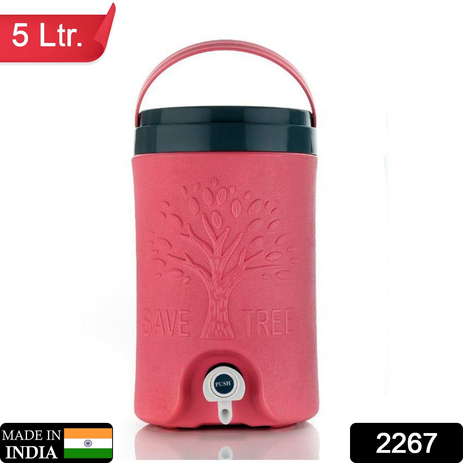 Multicolored 5L Water Rover Jug: Insulated Plastic Jug with Sturdy Handle - infinityexculsivestore.com