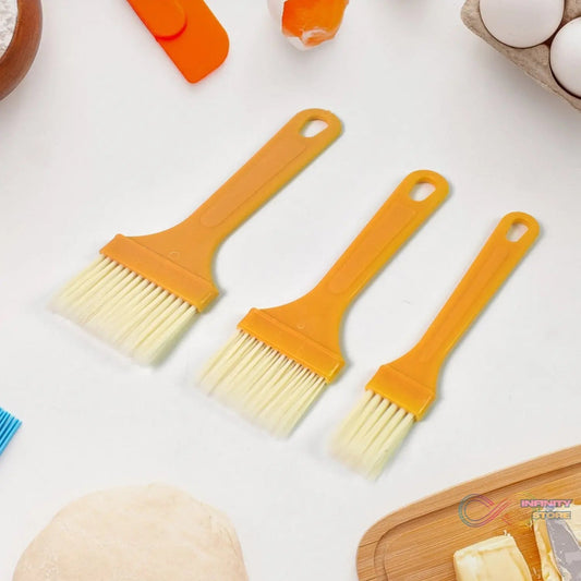Multifunction Basting Brush, Barbecue Brush, for Cooking Pastry Brush Baking (3 Pcs Set) - infinityexculsivestore.com