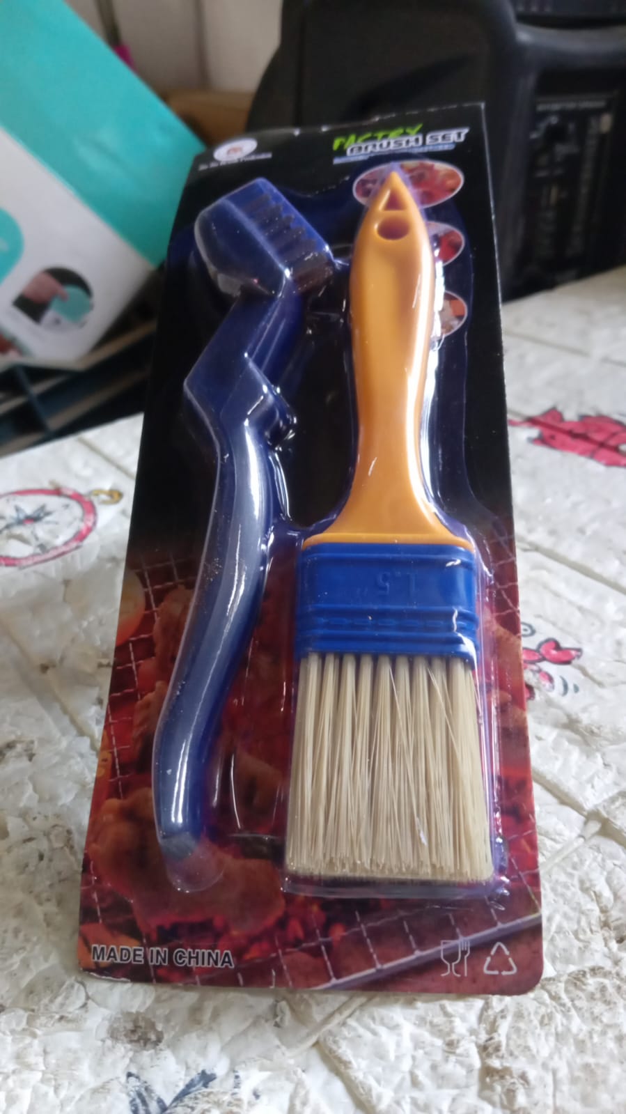 Multifunction Basting Brush for Cooking Pastry Brush Baking Food Butter Brush Dusting Brush for Cooking Grease Brush for Baking Safe Grilling / Hairbrush / Corn (2 Pcs Set) - infinityexculsivestore.com