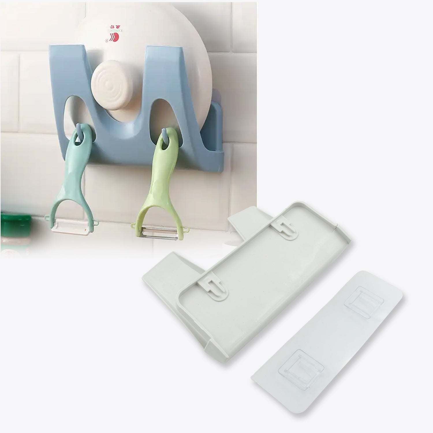 Multifunction Kitchen Rack: Plate, Dish Rack, Pot Lid Holder (Wall Mounted) - infinityexculsivestore.com