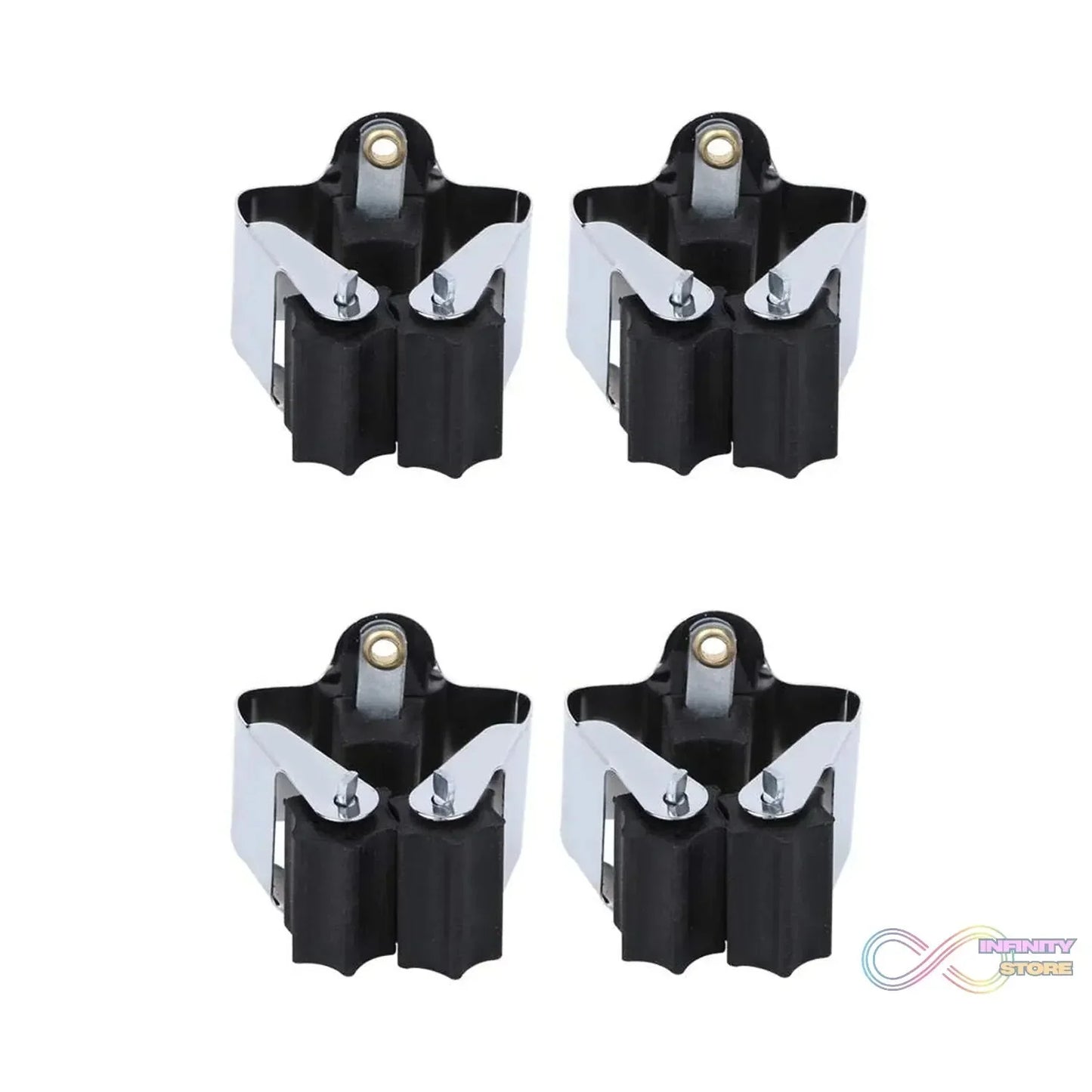 Multifunction Wall Mount Garage Holder for Mop / Broom / Hanger (4 Pcs Set) - infinityexculsivestore.com