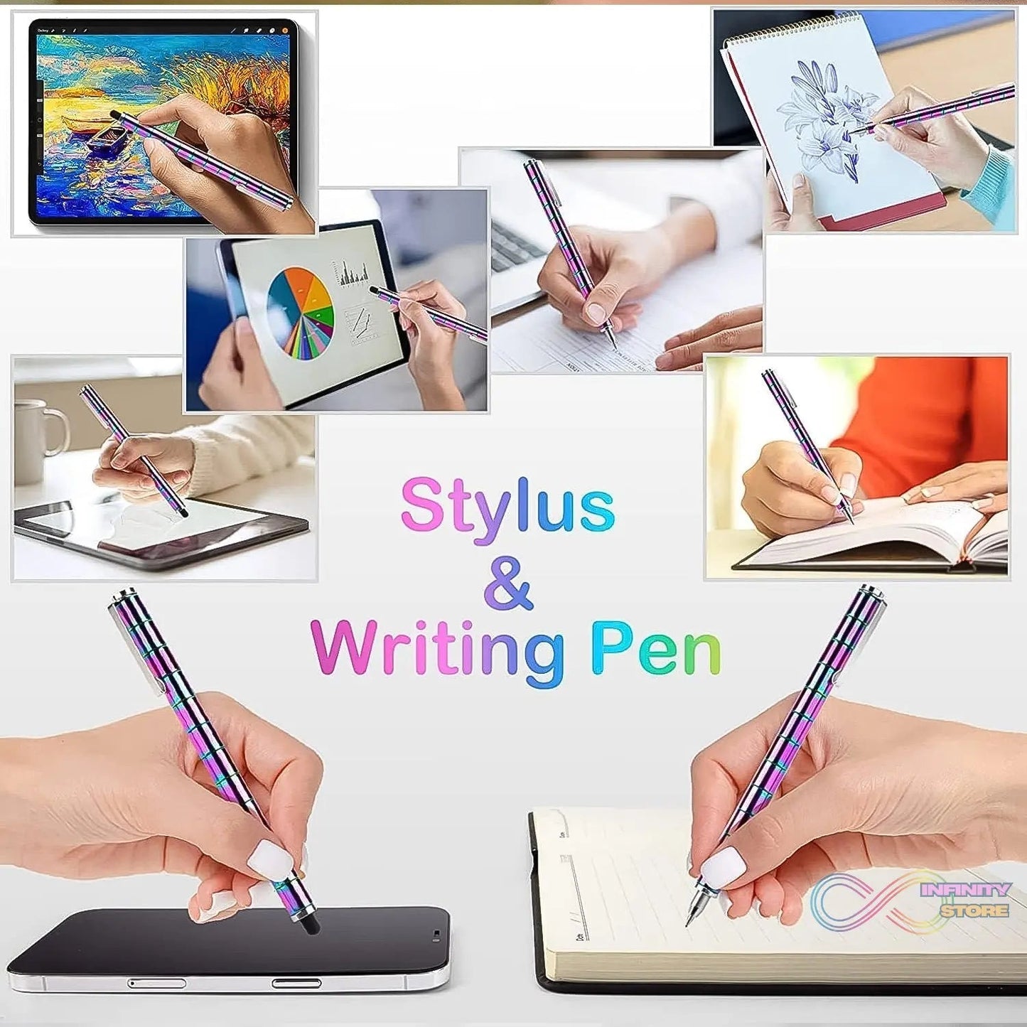 Multifunction Writing Magnetic Metal Pen, Office Magnet Pen (1 Pc) - infinityexculsivestore.com