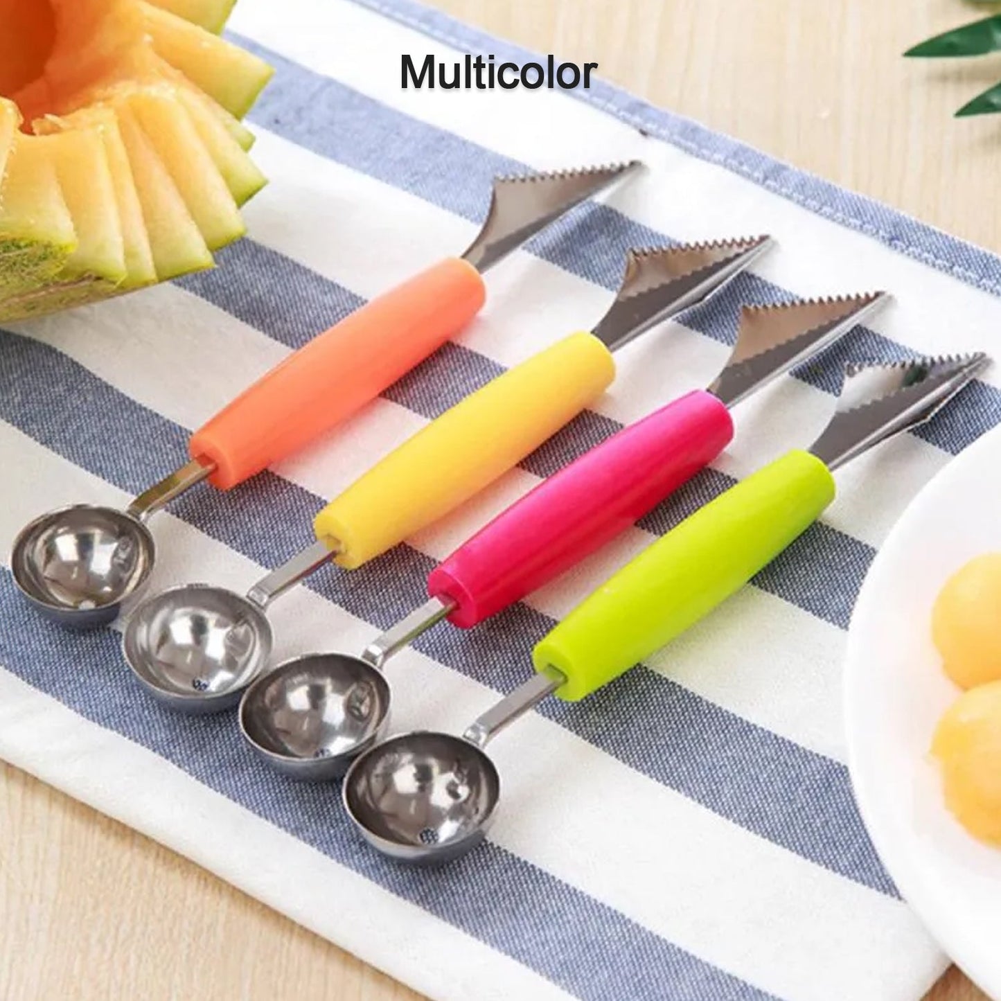 Multifunctional Fruit scooper & peeler Garnish Kit - infinityexculsivestore.com