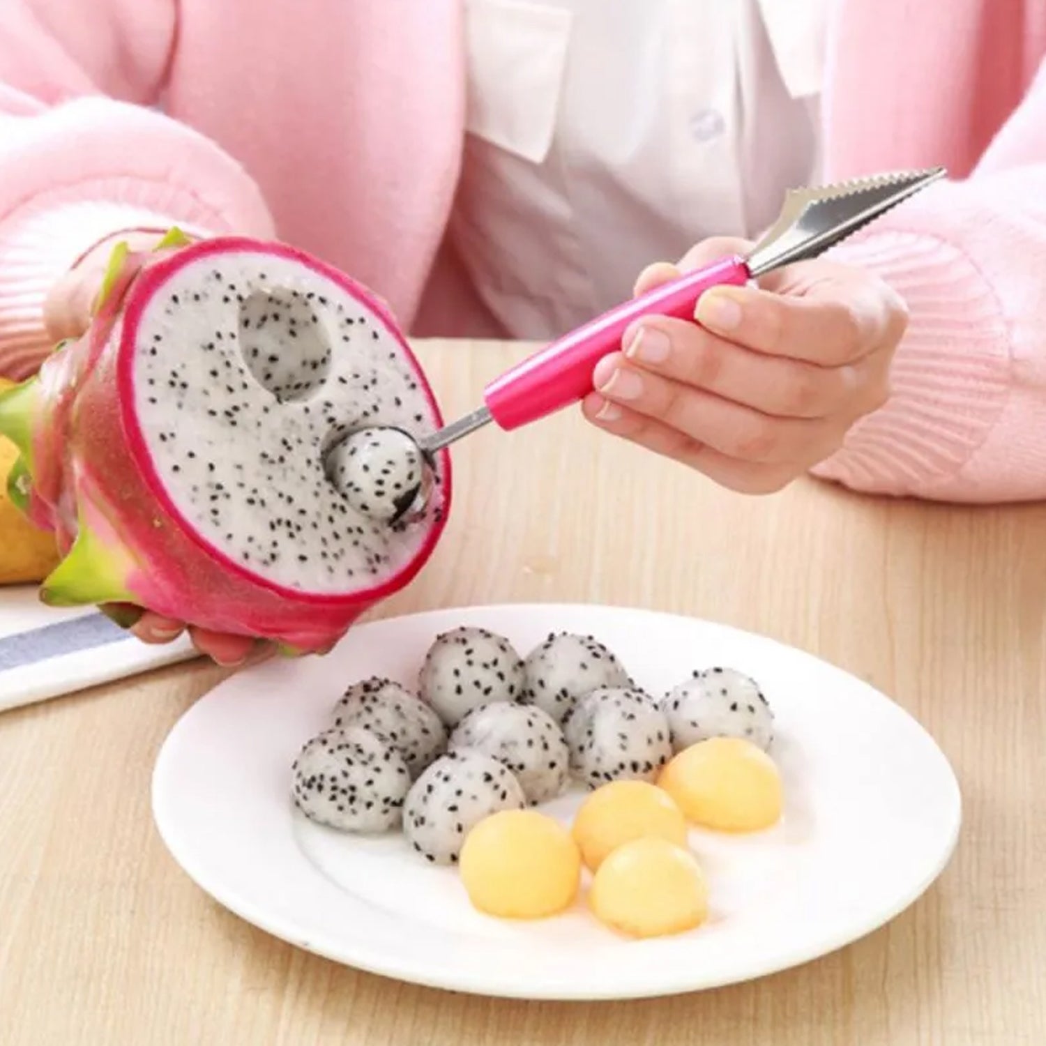 Multifunctional Fruit scooper & peeler Garnish Kit - infinityexculsivestore.com