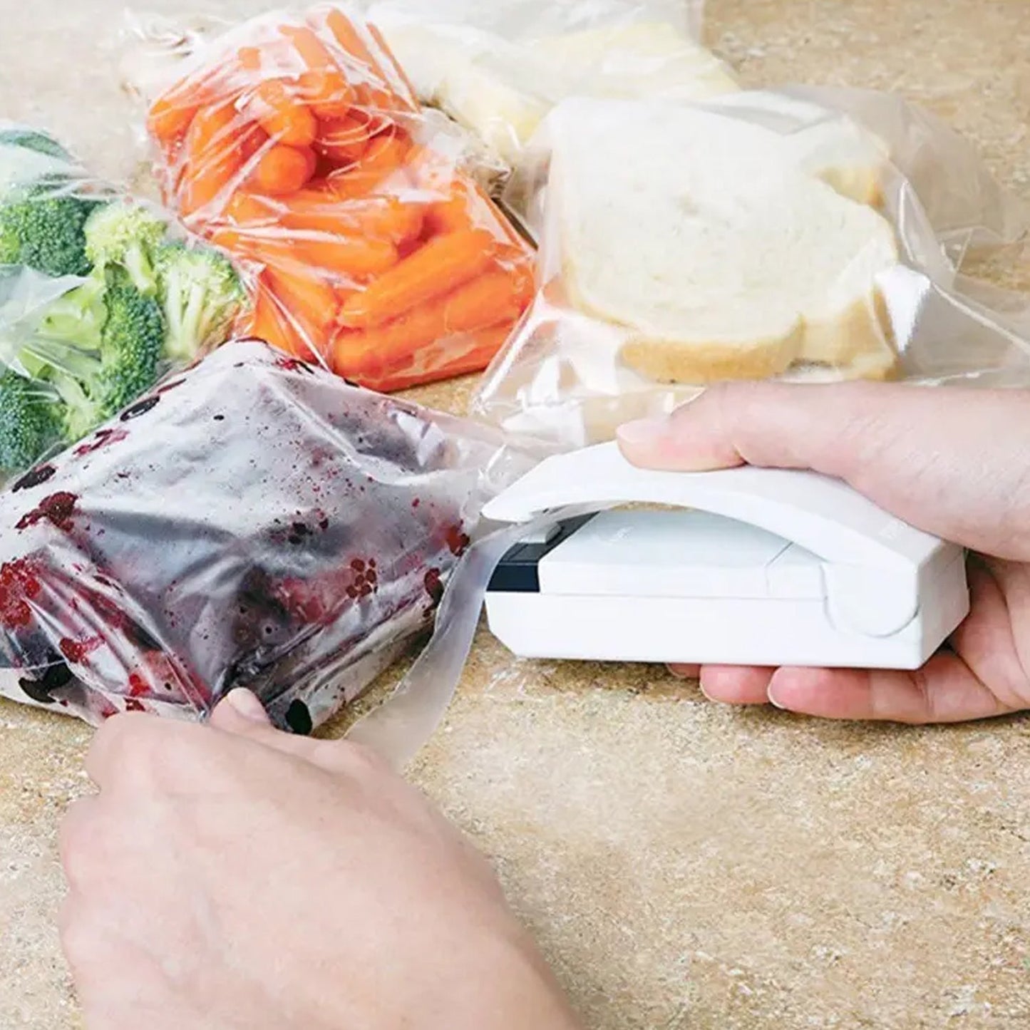 Multifunctional Household Mini Portable Super Sealer Handy Plastic Bag Sealer Sealing Machine - infinityexculsivestore.com