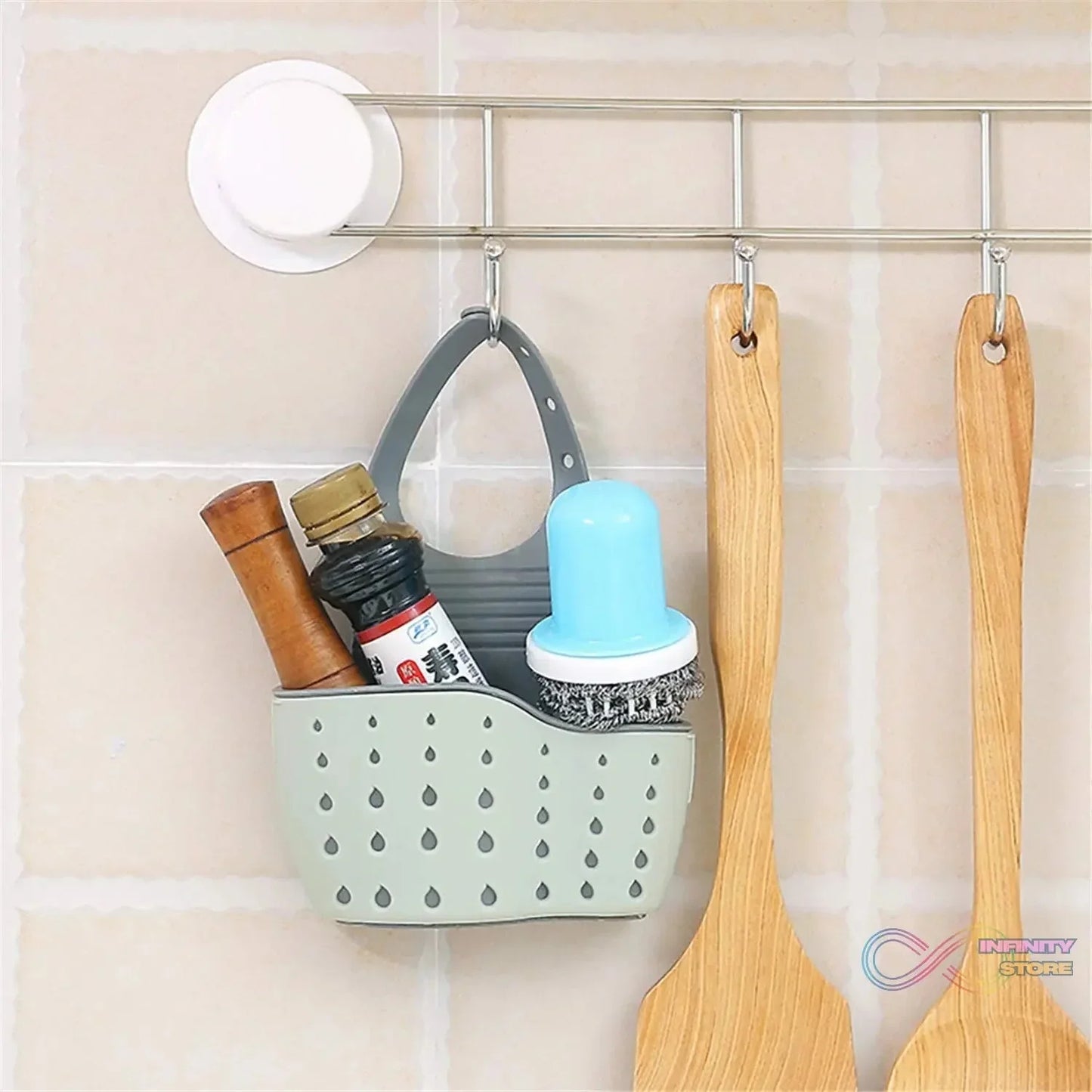 Multifunctional Kitchen Sink Organiser Kitchen Sink Caddy (1 Pc) - infinityexculsivestore.com