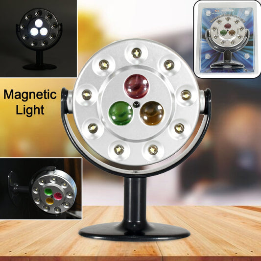 Multifunctional Magnetic LED Flashlight, High Quality waterproof light, Three Ultra - Bright LEDs, Battery Operated LED Light (Battery Not Included) - infinityexculsivestore.com