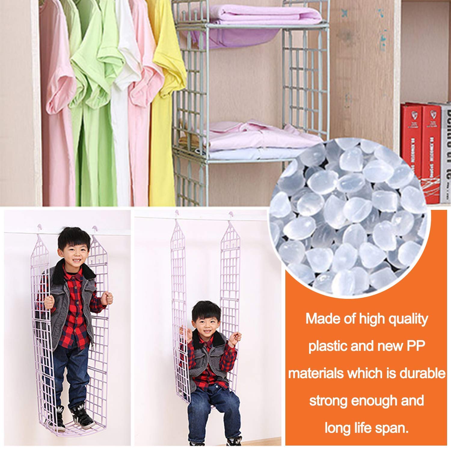 Multipurpose 5 Layer Folding Clothes Storage Racks||Closet for Students Wardrobe Shelves Socks, Scarf, t - Shirt, etc||Hanging Organizer Storage Holders & Racks - infinityexculsivestore.com