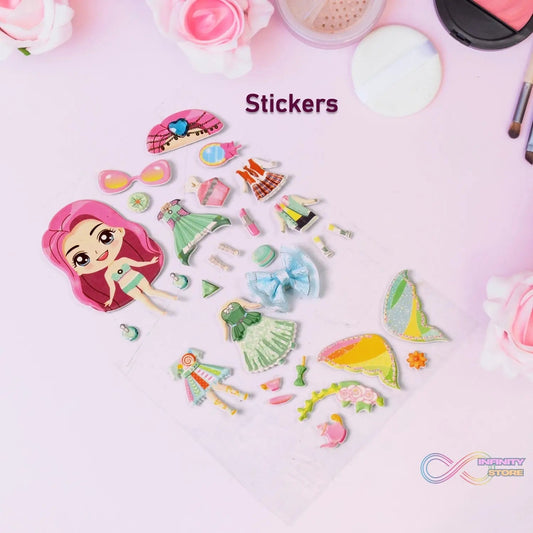 Multipurpose Adhesive 3D Stickers (1 Sheet /15×10 Cm) - infinityexculsivestore.com