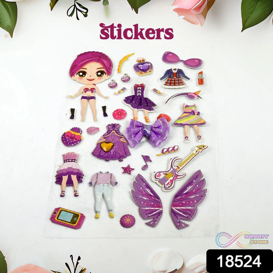 Multipurpose Adhesive 3D Stickers (1 Sheet /15Γ10 Cm) - infinityexculsivestore.com