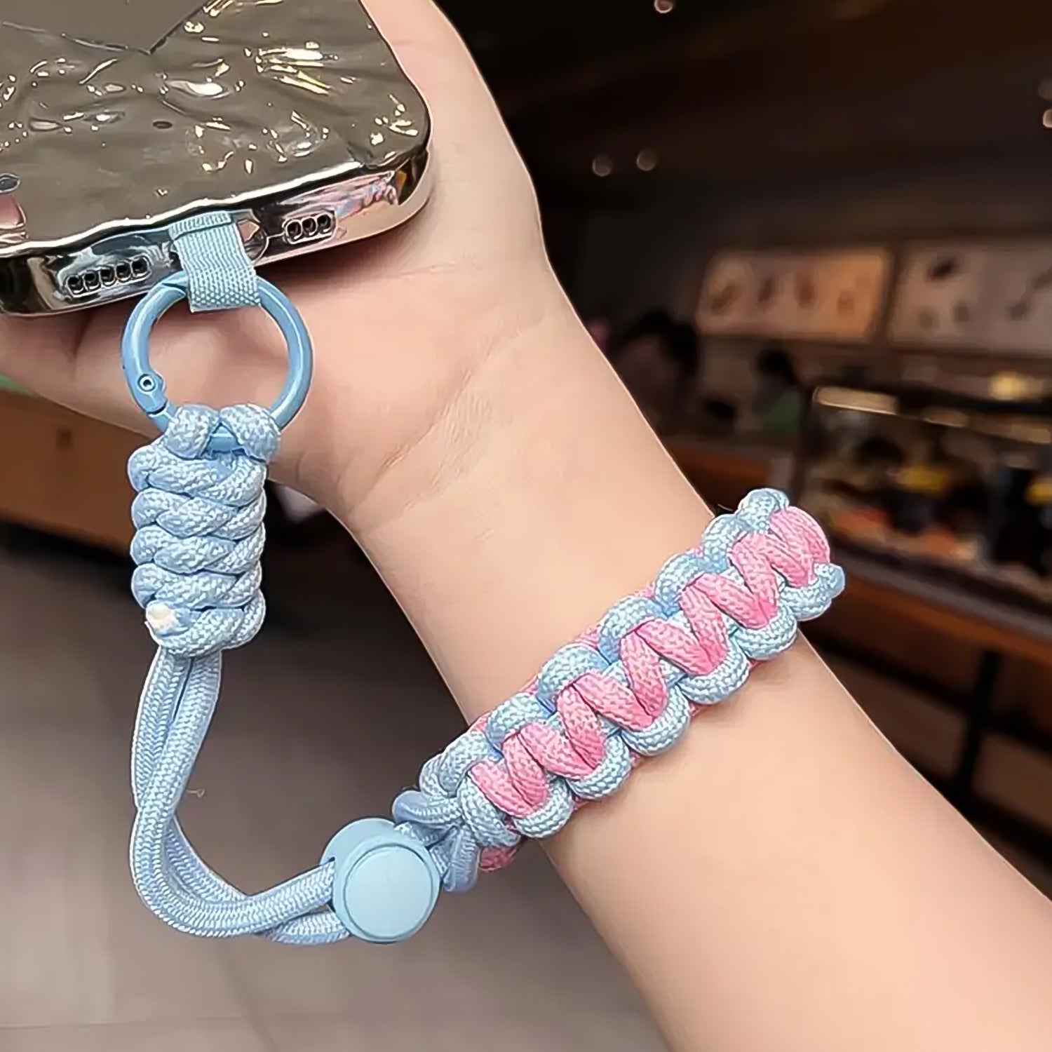 Multipurpose Adjustable Hand Wrist Strap Lanyardwith Cellphone, Phone Strap (1 Pc / 15 Inch / Multicolor) - infinityexculsivestore.com