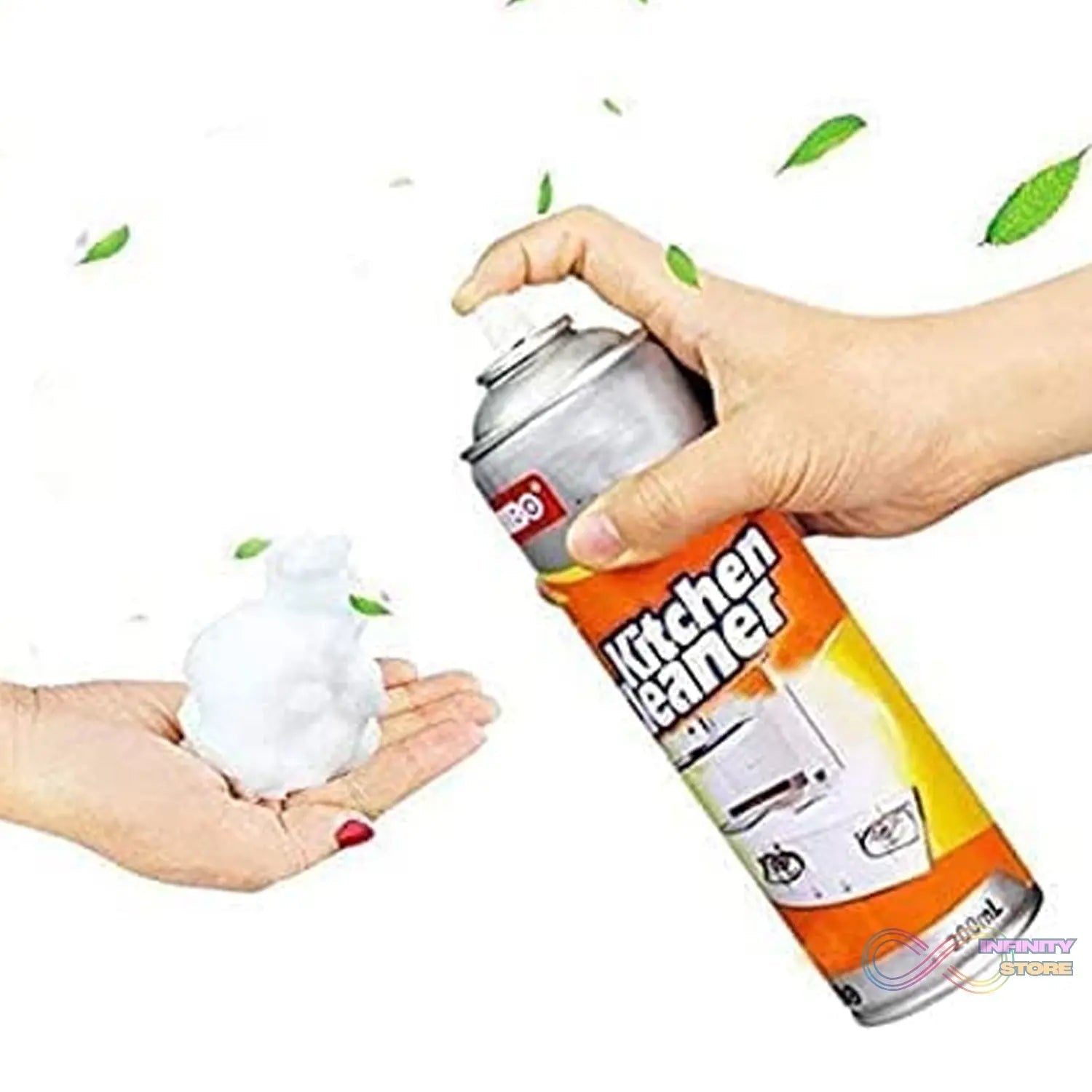 Multipurpose Bubble Foam Cleaner Kitchen Cleaner Spray Oil & Grease Stain Remover Chimney Cleaner Spray Bubble Cleaner All Purpose Foam Degreaser Spray (500 Ml) - infinityexculsivestore.com