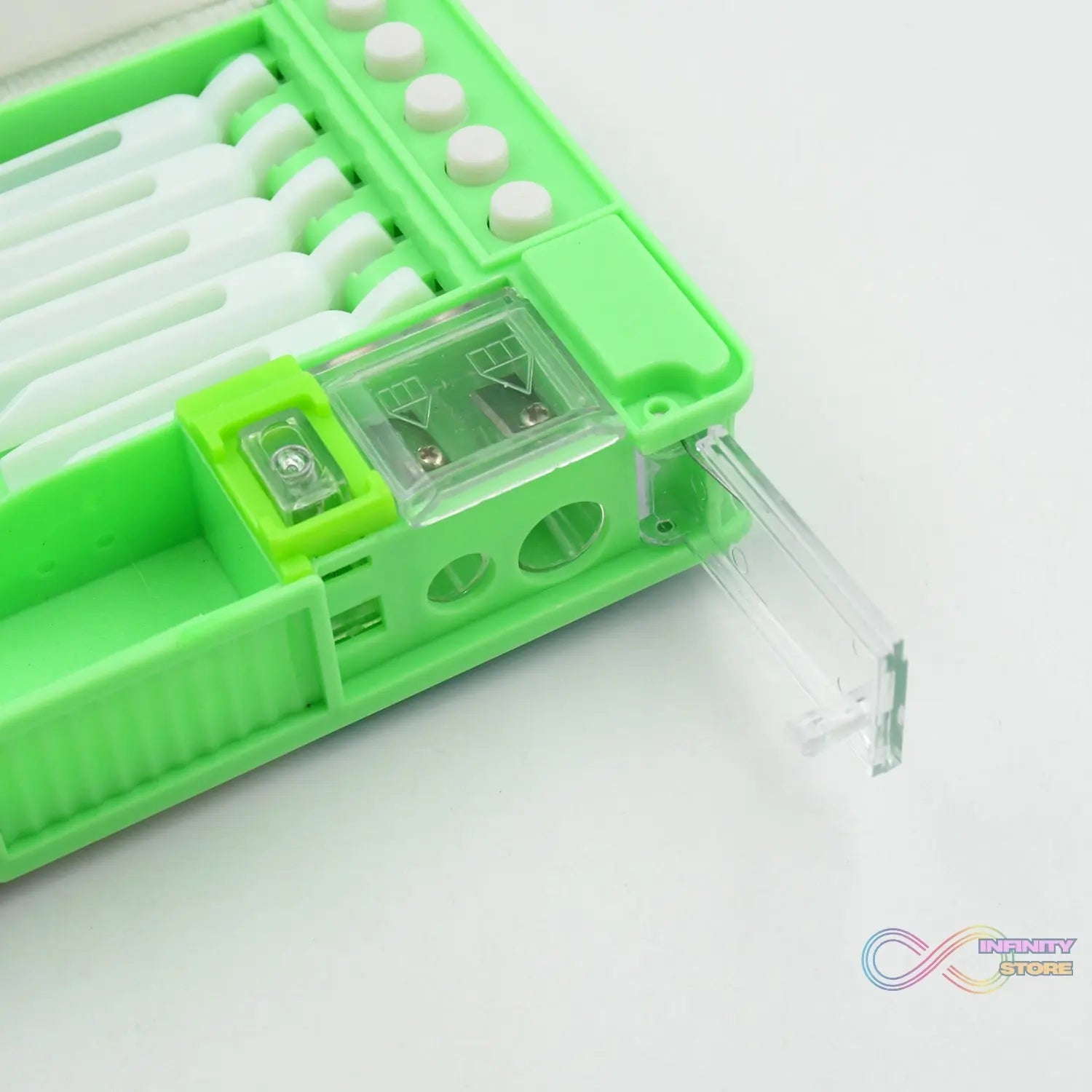 Multipurpose Compass Box (2 Compartments): Cartoon Pencil Case for Kids - infinityexculsivestore.com