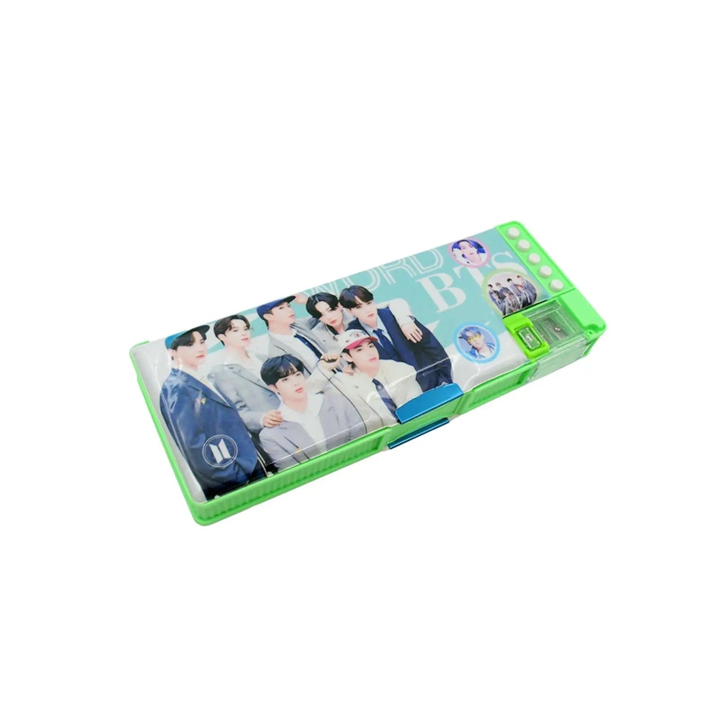 Multipurpose Compass Box (2 Compartments): Cartoon Pencil Case for Kids - infinityexculsivestore.com