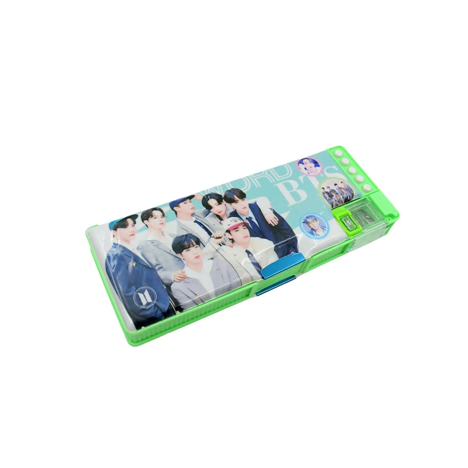 Multipurpose Compass Box (2 Compartments): Cartoon Pencil Case for Kids - infinityexculsivestore.com