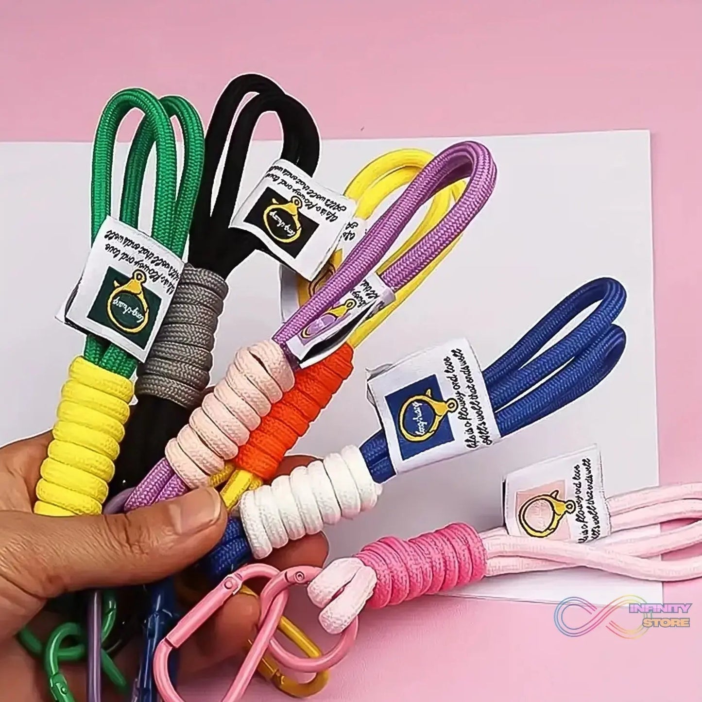 Multipurpose Hand Wrist Strap Lanyard Cellphone, Phone Strap (1 Pc / 7 Inch / Multicolor) - infinityexculsivestore.com