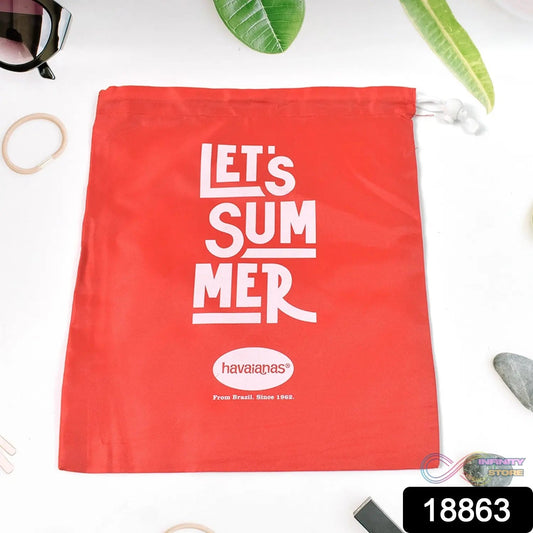 Multipurpose Heavy Duty Drawstring Bag (32×27 Cm / 1 Pc) - infinityexculsivestore.com