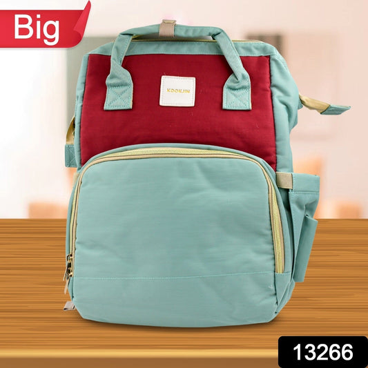 Multipurpose Large Capacity Mom's Backpack Diaper Bag (1 Pc / 17 Pocket / Big) - infinityexculsivestore.com