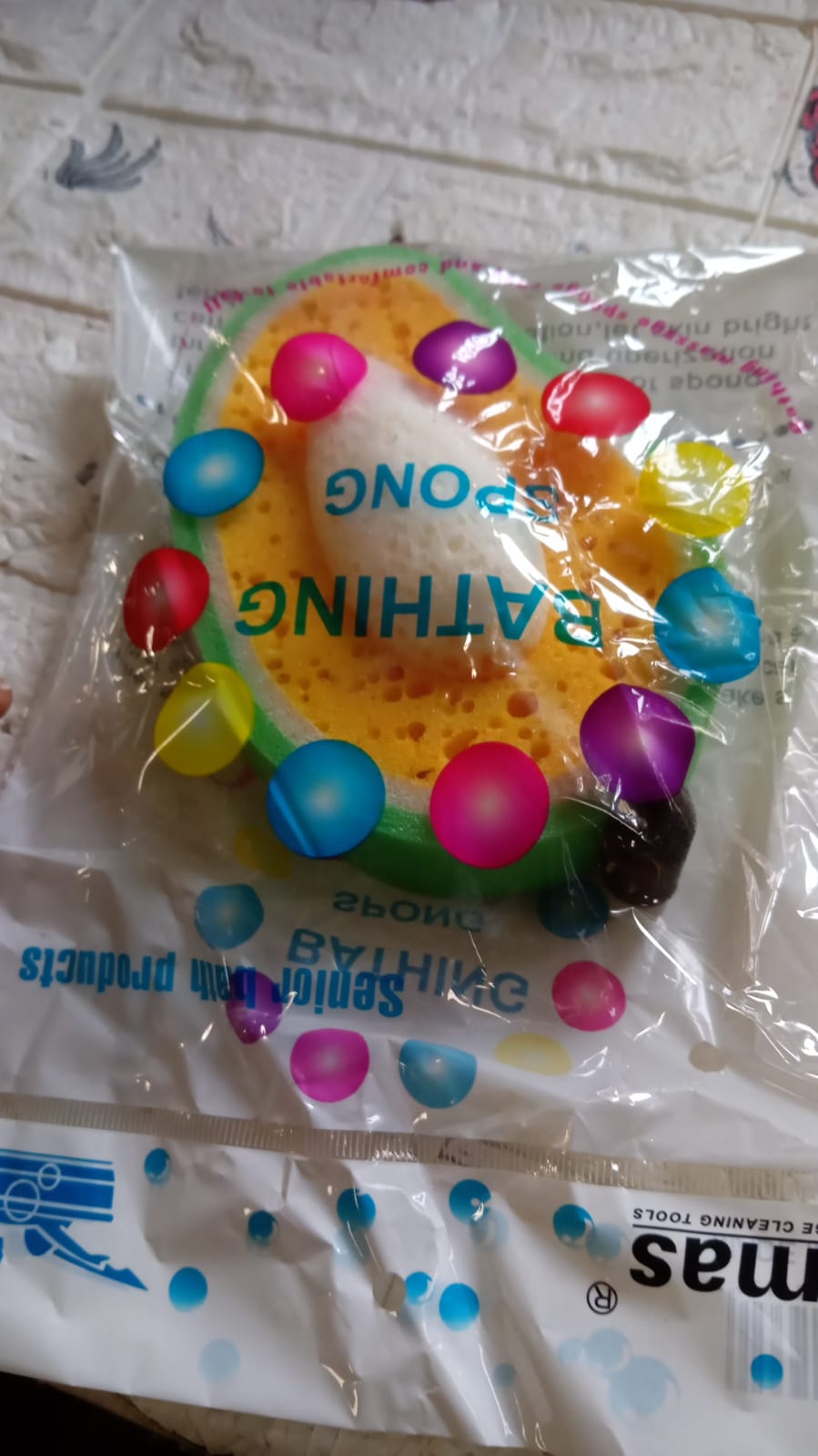 Multipurpose Mango Dish Sponge: Cleans Kitchen & Bath (Soft & Durable, 1 Pc) - infinityexculsivestore.com
