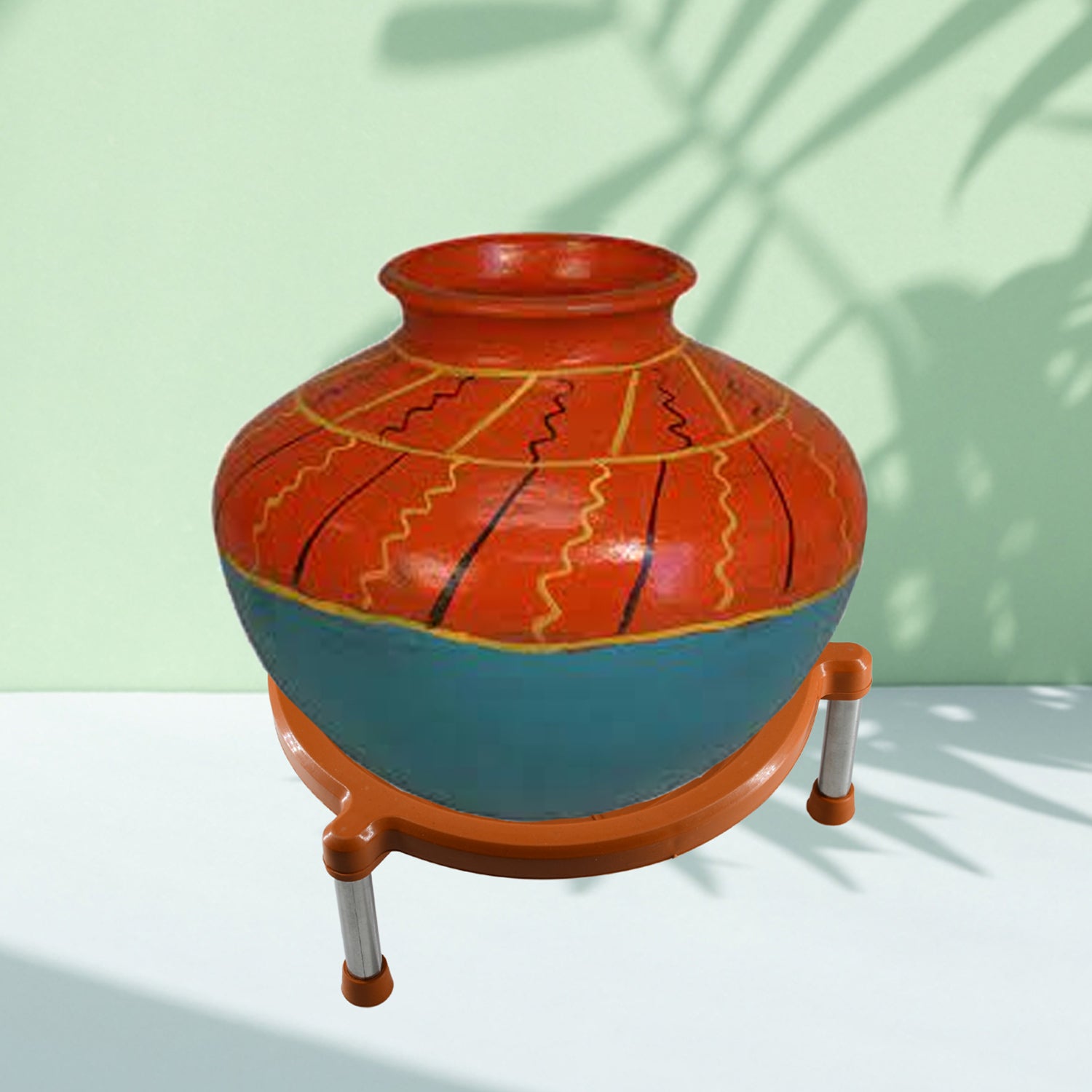Multipurpose Matka Stand / Plant Pot Water Pot Stand Plastic for Home & Kitchen (1Pc) - infinityexculsivestore.com