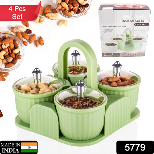 Multipurpose Plastic Storage Container Set: Kitchen Jars, Spices, Cookies - infinityexculsivestore.com