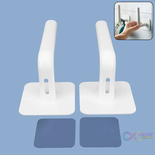Multipurpose Shelf Organizer, Hanging Storage Rack (2 Pc Set With 2 Adhesive hook) - infinityexculsivestore.com