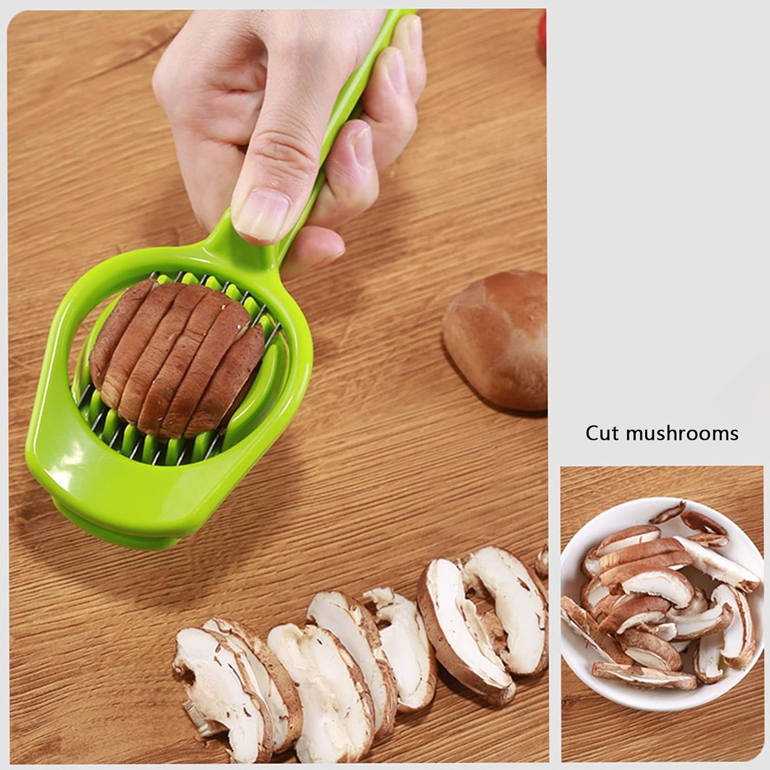 Multipurpose Slicer with Seven Blades, Egg Slicers Stainless Slicer, Strawberry, Tomato, Kiwi, Fruit Cutter, Divider Separator - infinityexculsivestore.com