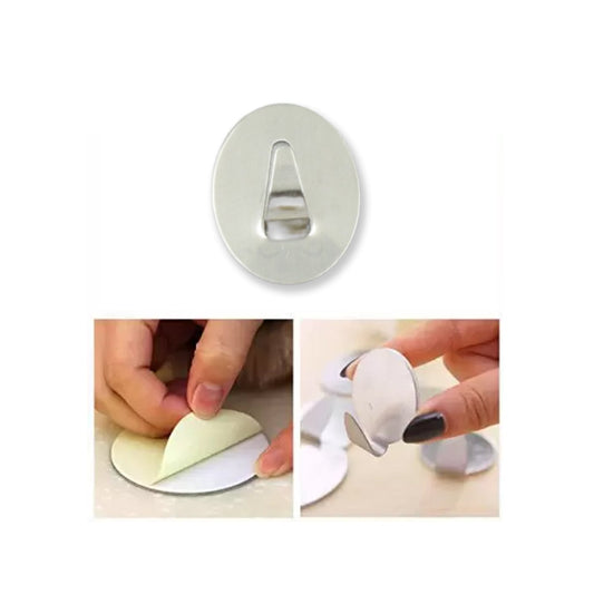Multipurpose Small Stainless Steel Wall Hanging Hook 36 pc - infinityexculsivestore.com